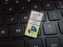 2018 South Korea Pyeongchang Winter Olympics badge International Bobsleigh Federation badge FIL badge