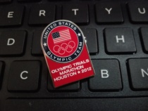 2012 London Olympics Badge U.S. Track and Field Team Badge U.S. Marathon Training Team Badge