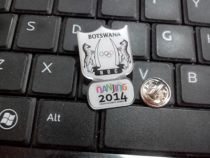 2014 Nanjing Youth Olympic Games badge Botswana Olympic Committee badge Botswana NOC badge