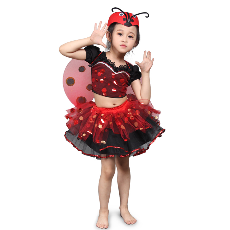 Côn trùng nhỏ cho trẻ em xem trang phục, côn trùng nhỏ, trang phục trong mơ, đom đóm, bọ rùa, kiến, đạo cụ quần áo trẻ em hàn quốc