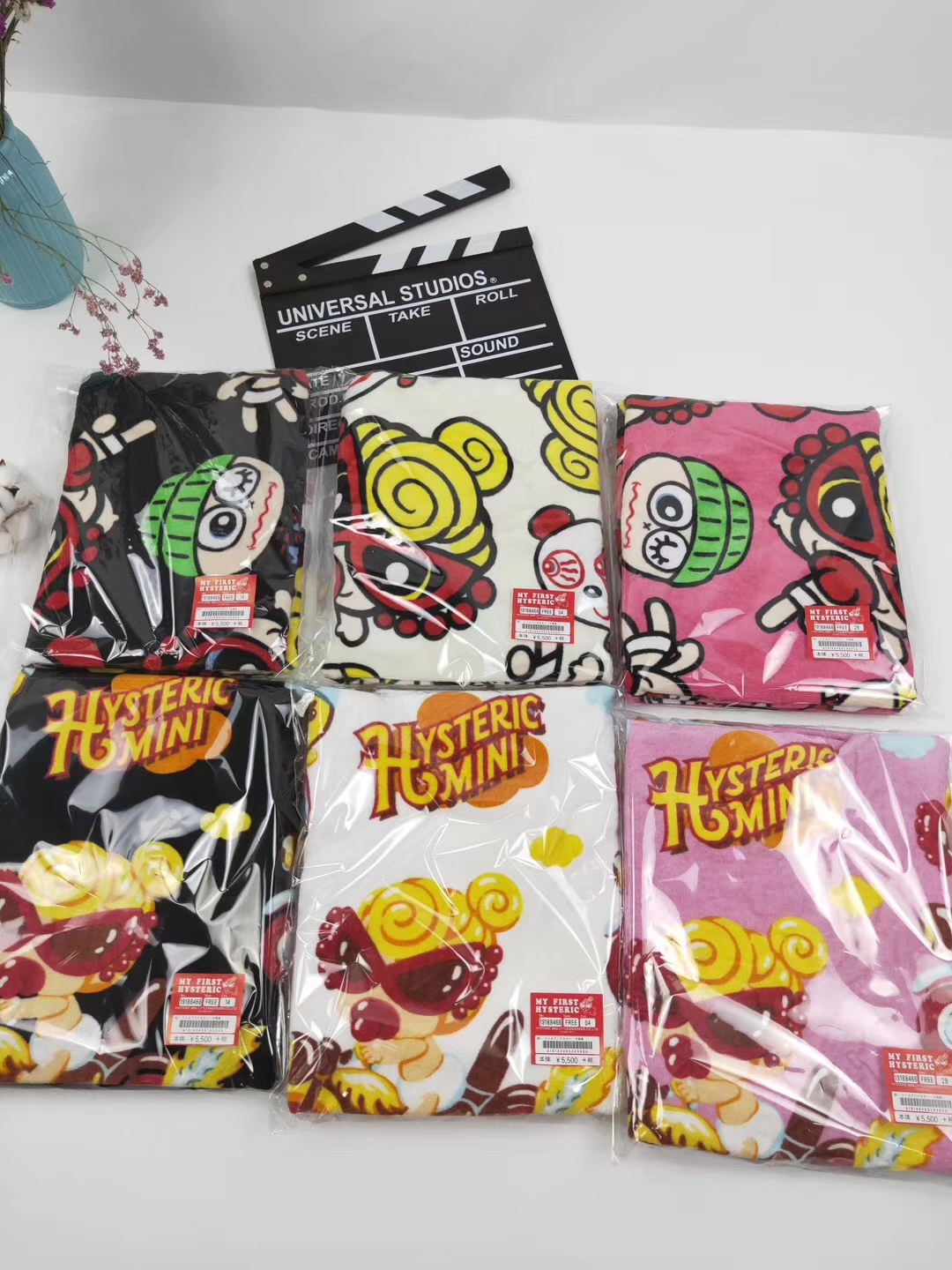 HYSTERIC Black super pacifier cute cartoon pattern baby bath towel Cotton baby blanket Child towel quilt