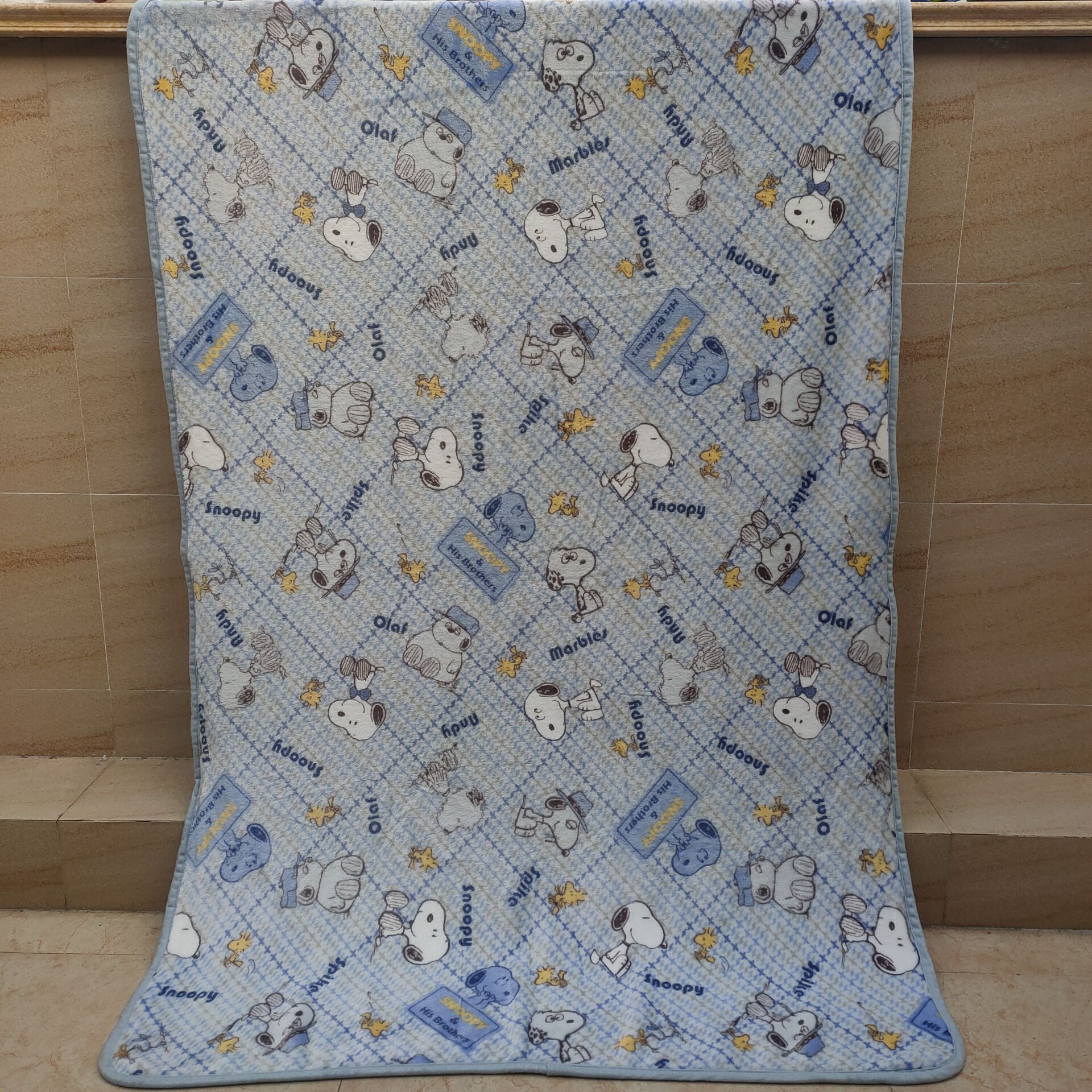 Foreign Trade Tail Single Blanket Cartoon Pet Blanket Flannel Blanket Air Conditioning Cover Leg Blanket Child Blanket On-board Blanket Cartoon Dog Multiple