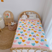 Korean type A knitted cotton childrens bean quilt summer quilt adult air conditioning quilt summer cooling quilt baby soothing spring and autumn quilt core