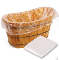 Bath bag Disposable bath cylinder film bubble bath bag wooden barrel bag SPA bath bag plastic bag