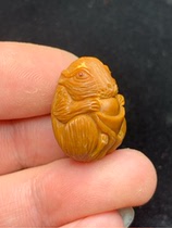 Olive nuclear carving mouse Wen play handmade nuclear carving single pendant ingot zodiac mouse key chain accessories