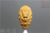 Olive nuclear dragon head three-way literary play collection handmade nuclear carving single vajra bodhi star moon bracelet accessories