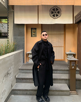 Gahksteudio Advanced Customized Double Sides HANDMADE Court Retro Clothes 100 Wool Black Set