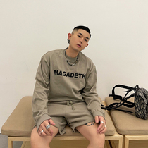 GAHKSTUDIO X MAGADETH Cooperative Exclusive Custom Cheese Matcha Color Long Sleeve T-shirt