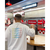 GAHKSTUDIO X MAGADETH designer collaboration gradient design tee