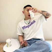 GAHKSTUDIO X MAGADETH Cooperative Premium Customized Stereo Print Summer T-shirt High Quality