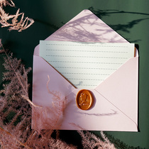 To my little grandfather light pink envelope with thickened fire lacquer seal My Princess suit confession of love letter romance