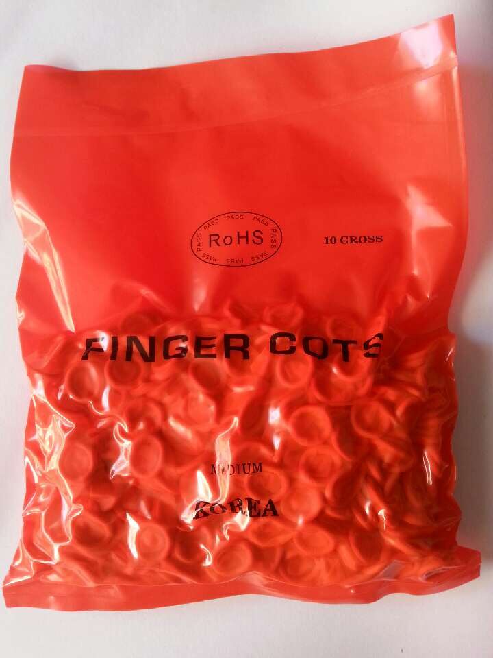 Beige anti-static finger cover new latex finger cover purification dust-free finger cover beauty protection finger cover