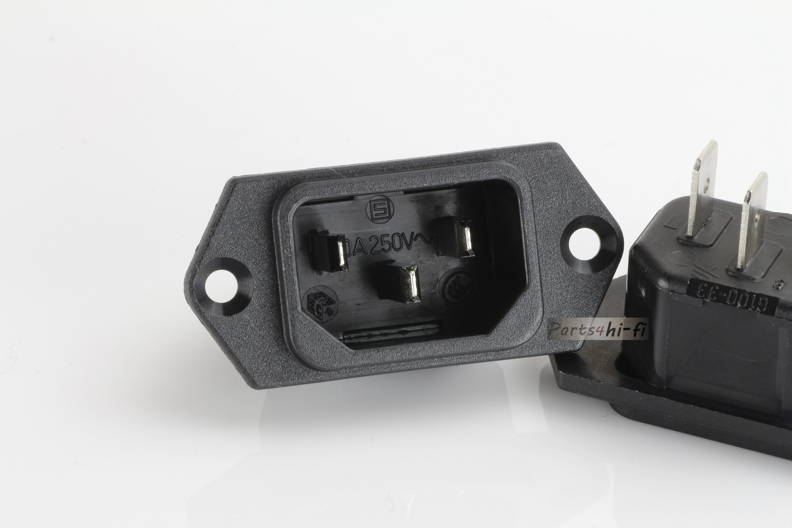 Original Swiss Schurter (Shute) power tailstock power amplifier chassis socket frozen version optional