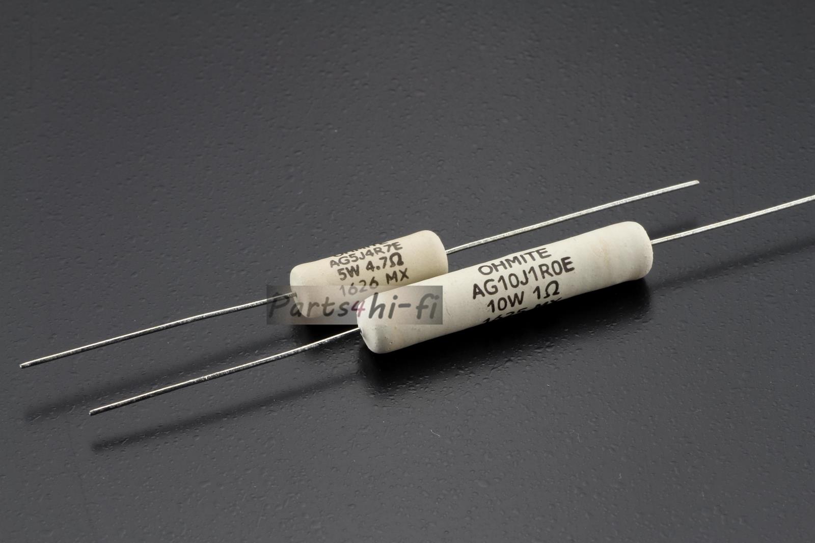 Ohmite Auido Gold 5W 10W Audiophile Audio Crossover Cathodic Resistor