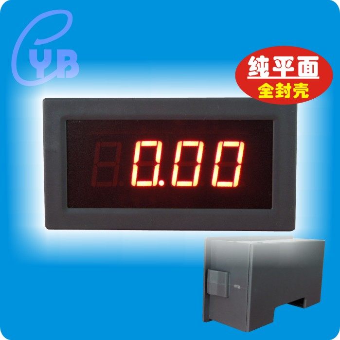 YB5135F digital display frequency meter Tachometer frequency meter Digital display head Full enclosed shell digital frequency meter