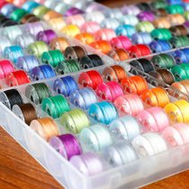 120d 2 hand doll silken embroidery thread glossy ice silk thread artificial embroidery thread embroidery doll facial features 25 color box
