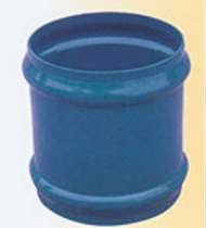 Steel-plastic double socket coupling steel plastic pipe clamp plastic equal pass-through plastic pass-through support customized
