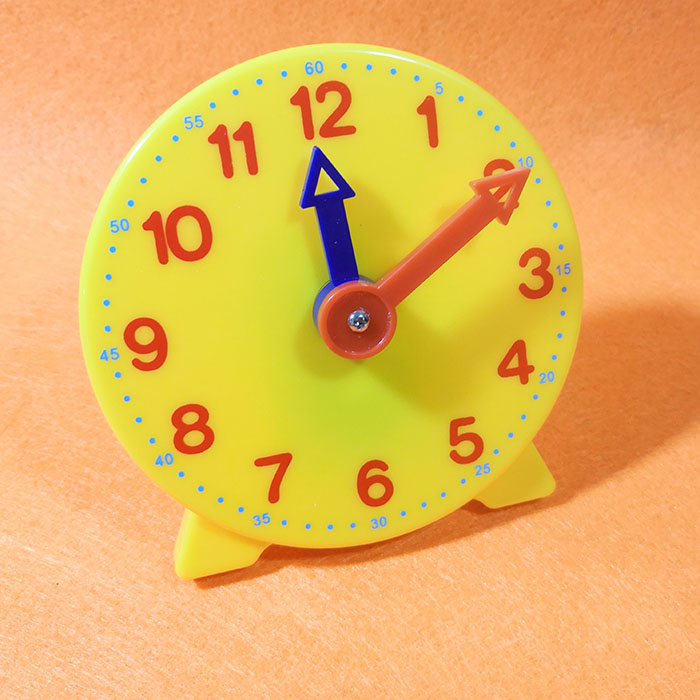 Children Linkage Clock Toy Kindergarten Early Education Awareness Time Teaching Aids Clock Face Watch model 3-6-year-old math