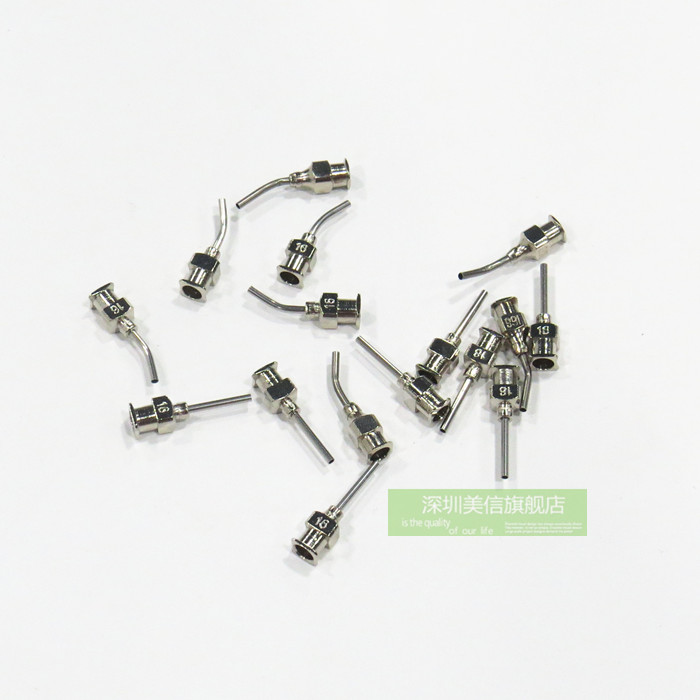 Needle for electric suction pen Metal suction needle Vacuum suction pen special straight curved needle