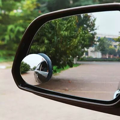 High-definition no side adjustable small round mirror blind spot mirror reversing small round mirror wide angle mirror car rear-view mirror-Taobao