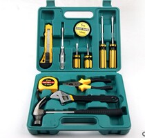 12 Pieces Home Toolbox Five Gold Tools Suit Home Tools Ping a Gift