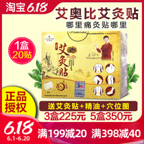 Hong Kong lp Aiobi moxibustion paste Ancient recipe Aiai paste foot paste cold waist and leg hot compress paste palace cold wormwood paste