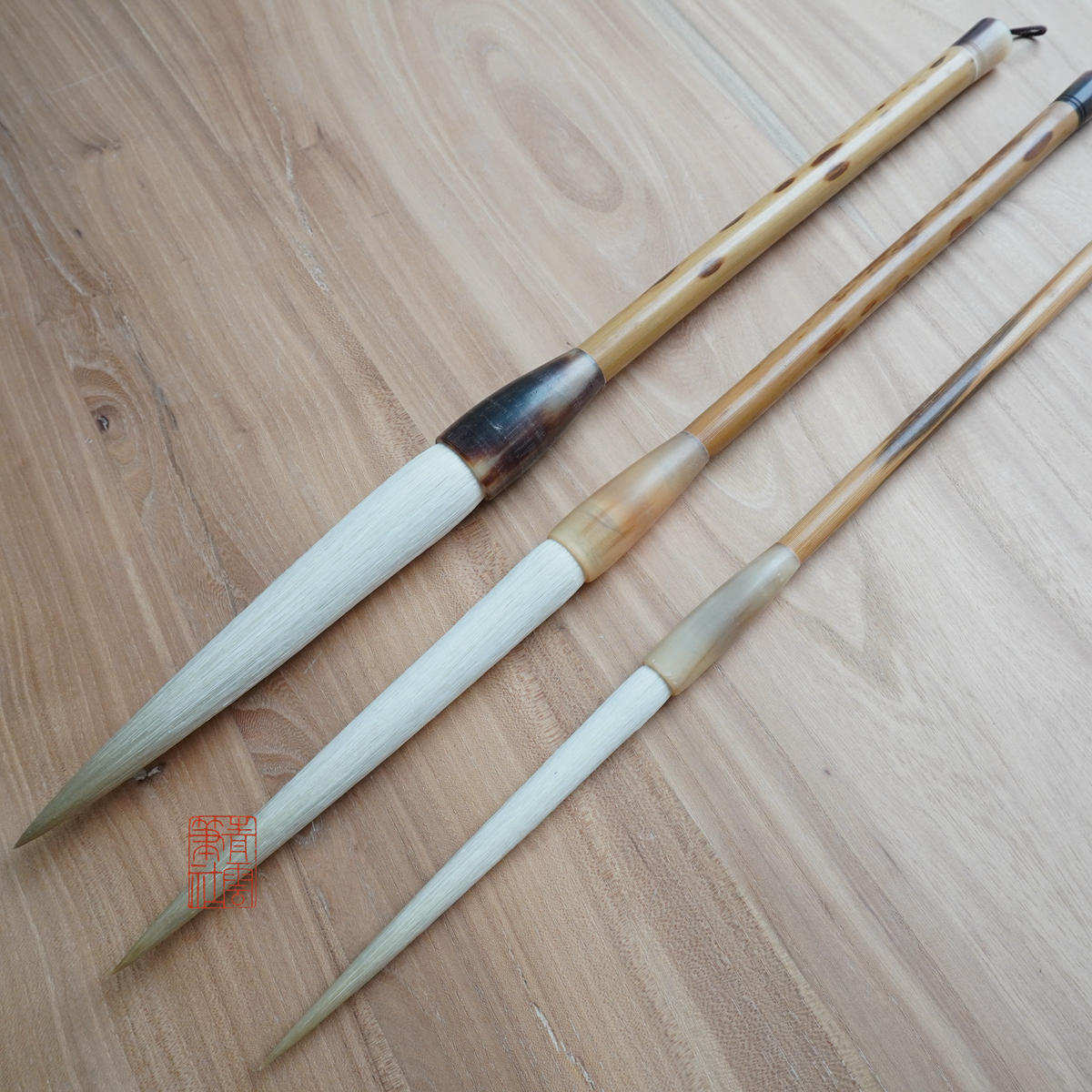 Qingyun Pen Club, Crane Foot, Super Long Front, Pure Sheep Hair Brush, Bamboo Pen, Cursive, Seal Script, Chinese Painting, Freehand Use