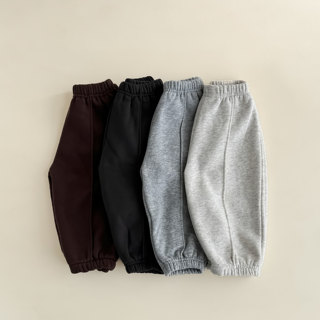 Baby pants autumn and winter korean style baby winter clothing plus fleece pants casual versatile infant sweatpants elastic pants winter style