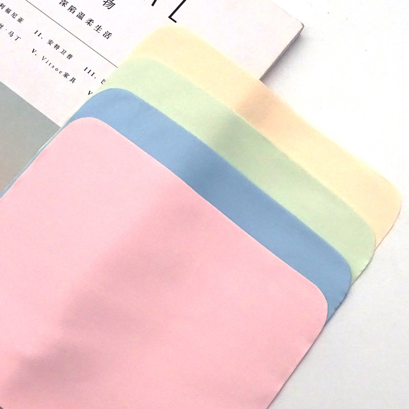 Customized bulk microfiber special needle one glasses cloth advanced mobile phone wipe cloth absorbent decontamination cleaning cloth film