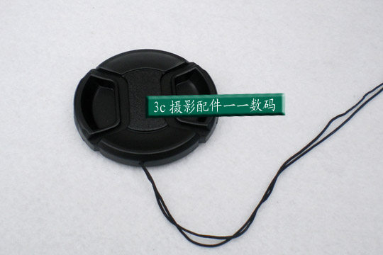 High quality wordless lens cap 62mm domestic lens cap inner pinch lens cap with anti-lost rope