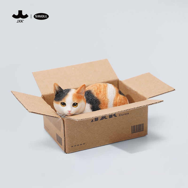 Jxksmall Express Delivery Kitten 2.0 Figurine Three-Colored Cat Peripheral Model Ornament Doll Car Accessories Gift