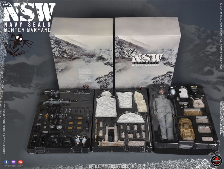 SoldierStory Navy Seals Winter Soldier Warfare Marksman 1/6 Action