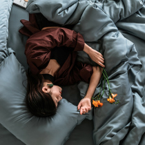 100 Lyocerlan fine Tencel four kits) Nordic high-end light luxury Ice Silk cool double bed supplies