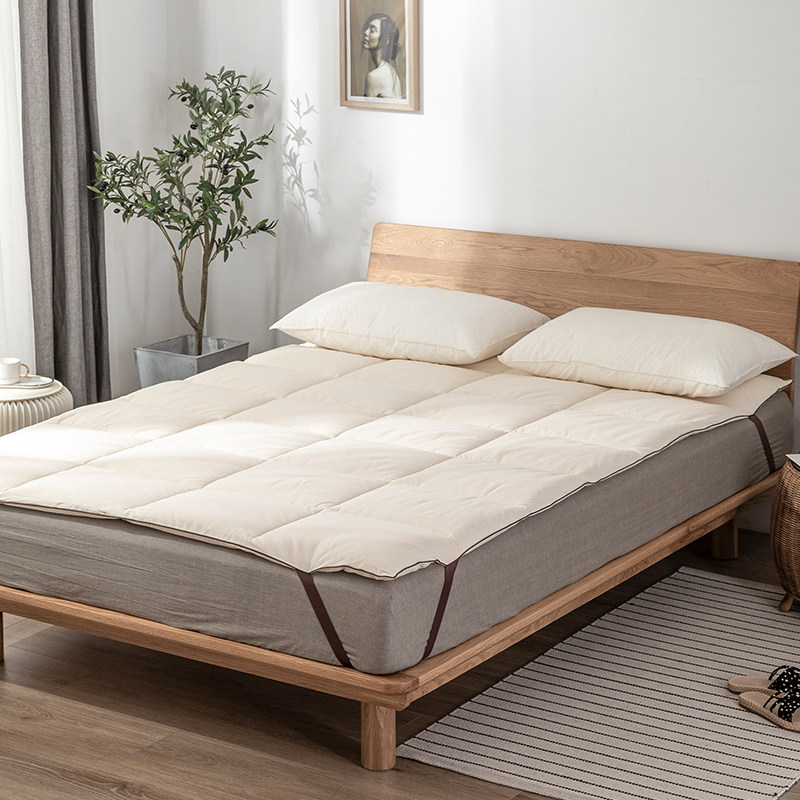 Minimalist Panes Bed Bedding A Class 100% Cotton Retro Single Dormitory Foldable Practical Double Mattress Bedding-Taobao