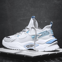 Mens shoes 2022 Summer new leather face Han version trendy waterproof leather shoes 100 hitch genuine leather men sports casual boomer shoes