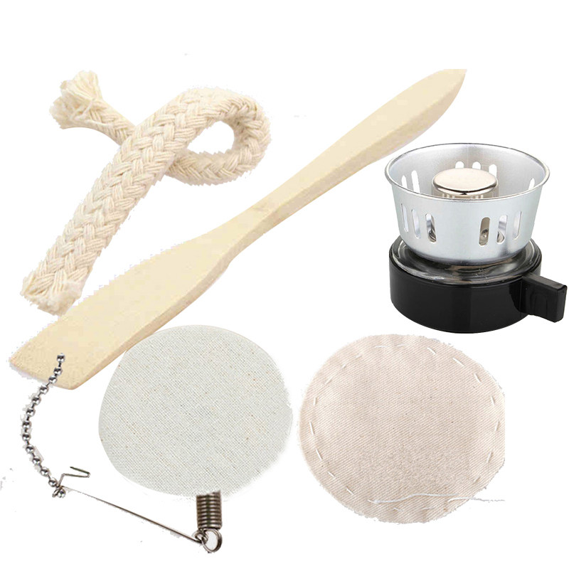 Rainbow pot accessories flannel filter core wooden bamboo stirring rod lamp core alcohol lamp