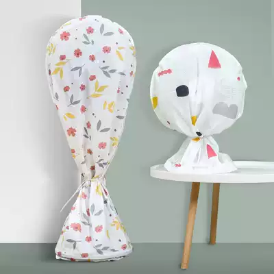 All-inclusive three-dimensional fan cover Round electric fan cover Full cover heater cover erasable waterproof and dustproof zipper type