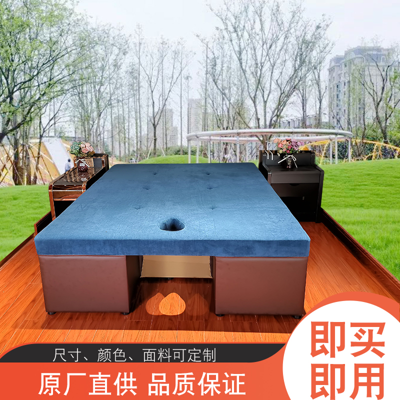 Beauty salon club special Thai massage bed one solid wood beauty bed widening TCM massage therapy bed customization
