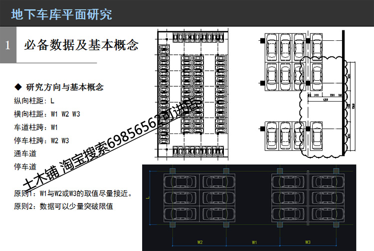 TM255地下车库设计专题/停车位与柱网分析/地库经济性设计...-3