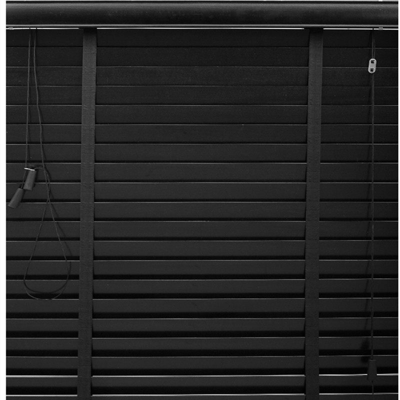 Black wooden shutters black solid wood curtain louvement living room covering kitchen shutters blinds Bedroom lifting and shading