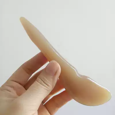 Natural white buffalo horn eye facial massage stick placket face beauty beauty pens women