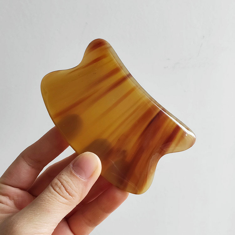 Seven - Gg thickening red blood filament white buffalo angle general - body face beauty massage scraping plate