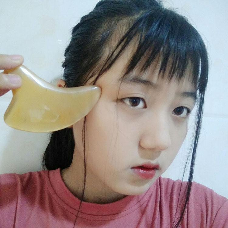 Seven gaggers thick natural white buffalo horn scraping face slim leg Ocular Neck Facial Bullfighting BODY Full body use