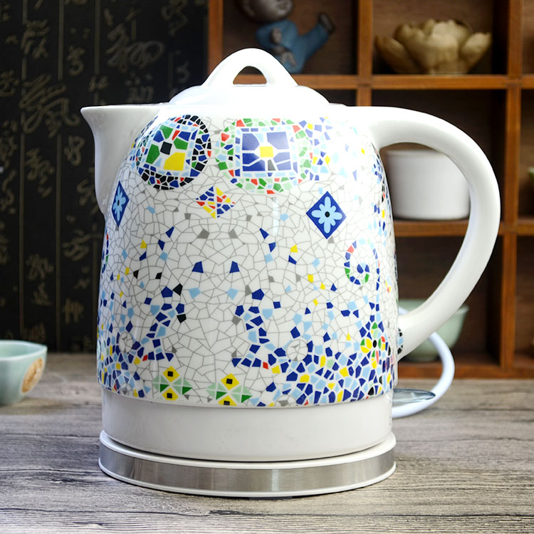 Jingdezhen ceramic electric kettle kettle household automatic power off 304 stainless steel kettle kettle teapot