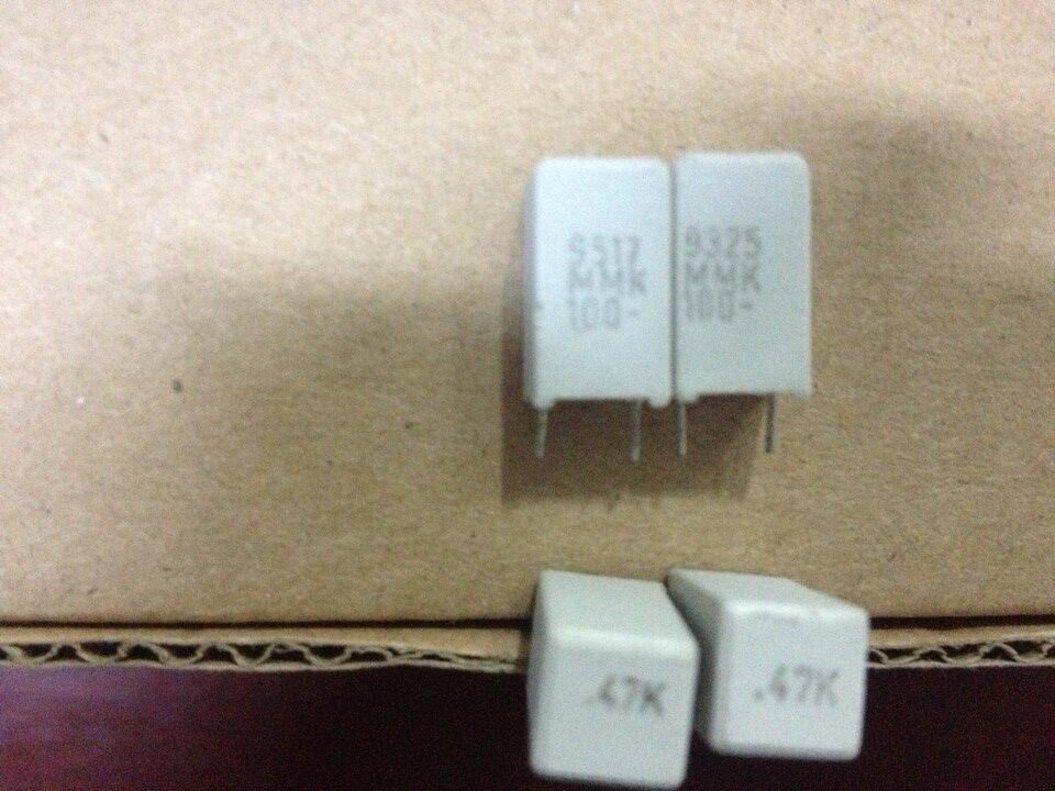 Sweden EVOX capacitor 0 47UF 100V (474K 100V) Pitch 5mm