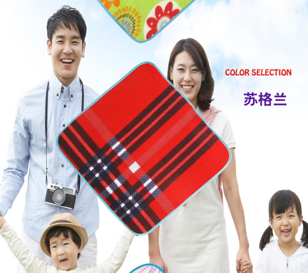 Keert dã ngoại đệm chống ẩm 50x50 sinh viên ngoài trời mùa xuân và mùa thu du lịch trò chơi trận đấu trò chơi nghỉ ngơi đệm ghế đơn - Thảm chống ẩm / Mat / Gối thảm cắm trại