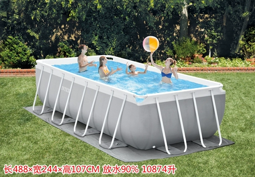 Intex, оригинальный большой детский бассейн для взрослых, трубка, увеличенная толщина