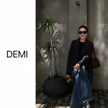 Miss ruili customization new korean style high-end short suit cashmere double-sided woolen coat f1119
