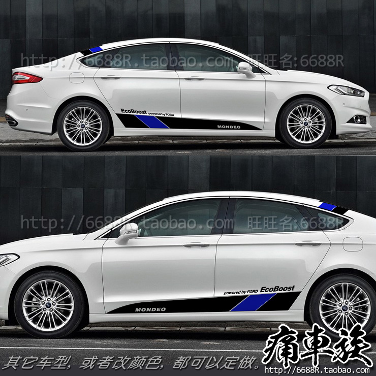 Ford 2013 new Mondiaux car stickers decorated with car stickers bodywork pull flowers Fox Carnival-Taobao