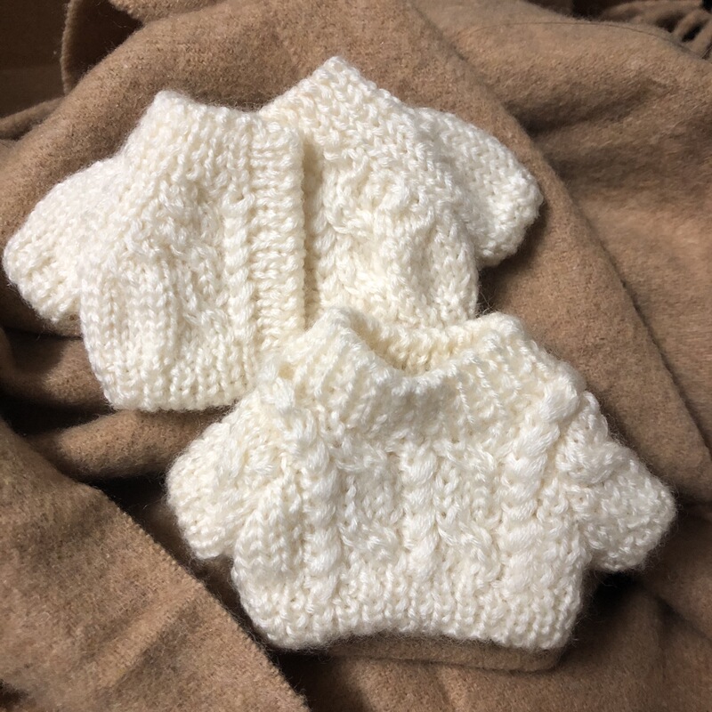 Spot Cotton Doll Clothes Handmade Sweater 15cm Baby Clothes Doll Without Attributes
